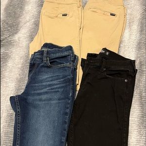 4 boys Hollister jeans size 29x30